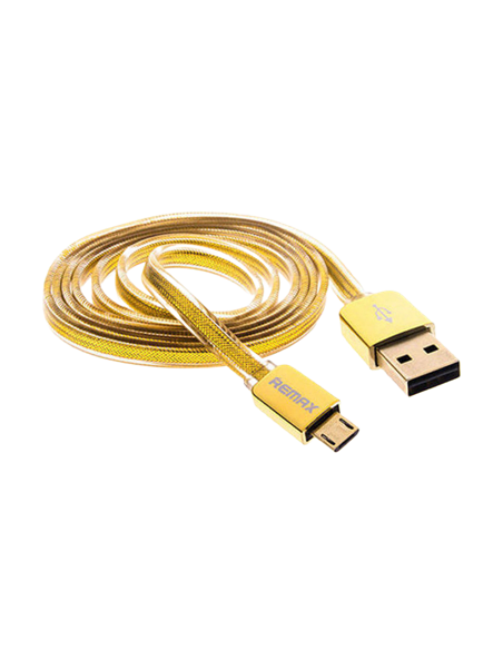 Cablu încărcare și sincronizare Remax RC-016m, USB Type-A/micro-USB, 1m, Auriu