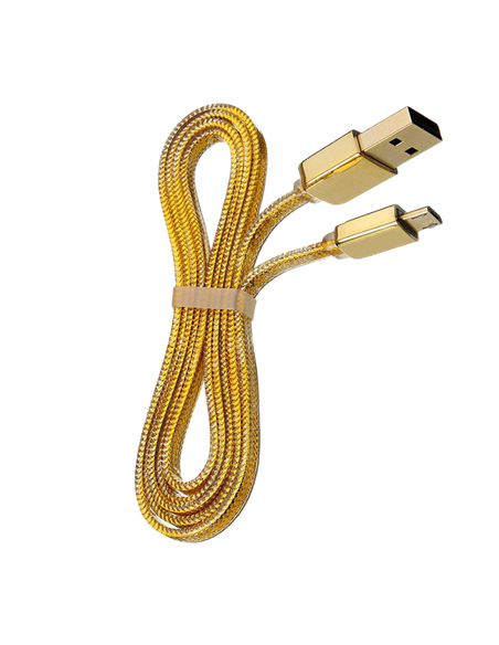 Cablu încărcare și sincronizare Remax RC-016m, USB Type-A/micro-USB, 1m, Auriu
