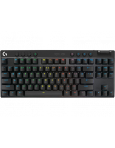 Клавиатура Logitech G Pro X TKL, Проводное / беспроводное, Чёрный