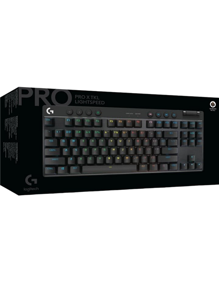 Tastatură Logitech G Pro X TKL, Cu fir / Fără fir, Negru