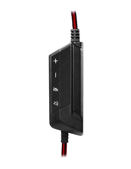 Căști gaming SVEN AP-U995MV, Cu fir, Negru/Roșu