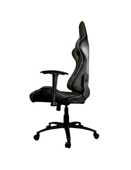 Scaun Gaming Cougar Armor One, PVC Piele, Negru/Verde