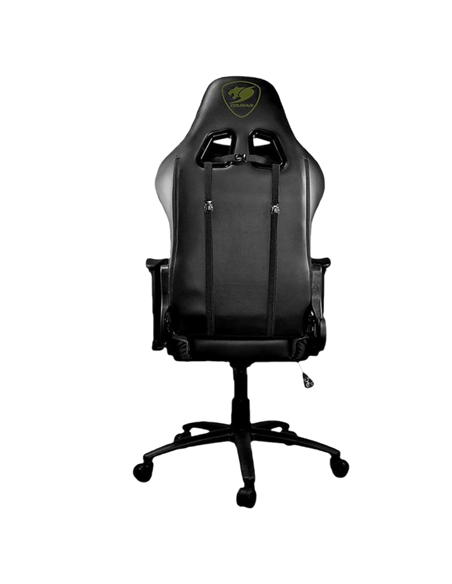 Игровое кресло Cougar Armor One, ПВХ Кожа, Чёрный/Зеленый