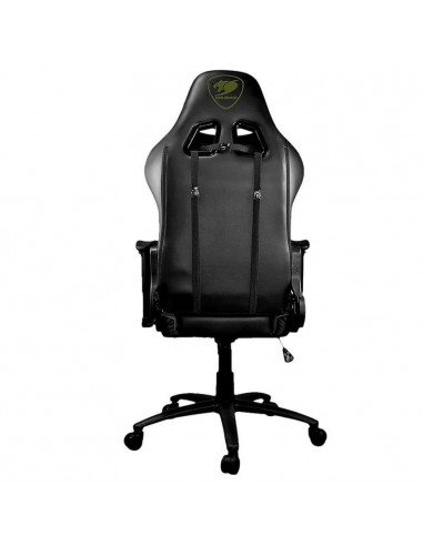 Scaun Gaming Cougar Armor One, PVC Piele, Negru/Verde