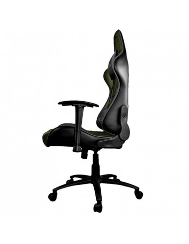 Scaun Gaming Cougar Armor One, PVC Piele, Negru/Verde