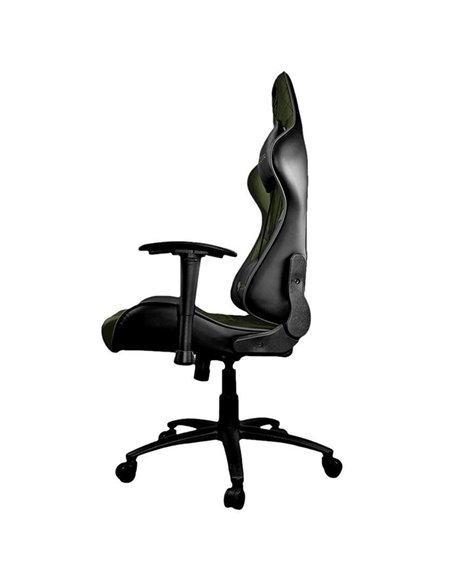 Scaun Gaming Cougar Armor One, PVC Piele, Negru/Verde