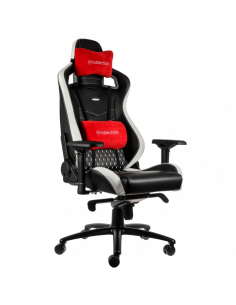 Scaun Gaming Noblechairs Epic, PU Piele, Negru/Roșu/Alb
