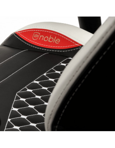 Scaun Gaming Noblechairs Epic, PU Piele, Negru/Roșu/Alb