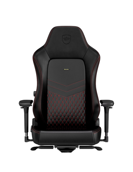 Scaun Gaming Noblechairs Hero, Piele naturală, Negru | Roșu
