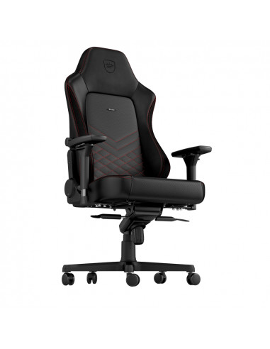Scaun Gaming Noblechairs Hero, PU Piele, Negru/Rosu
