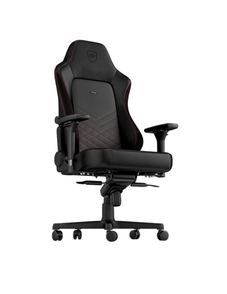 Scaun Gaming Noblechairs Hero, PU Piele, Negru/Rosu