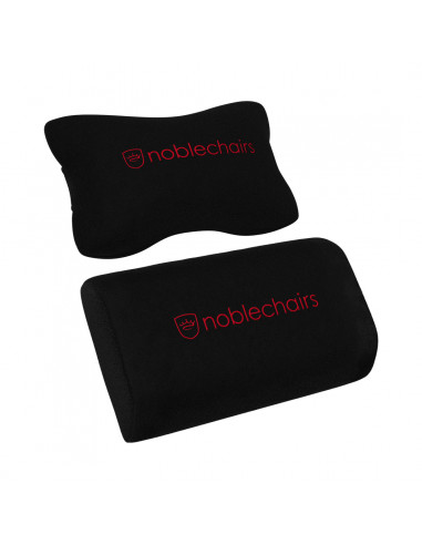 Scaun Gaming Noblechairs Hero, PU Piele, Negru/Rosu