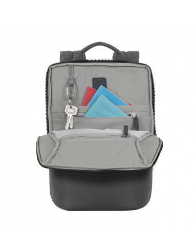 Rucsac pentru Laptop RivaCase Lantau, 13.3", Poliester, Negru