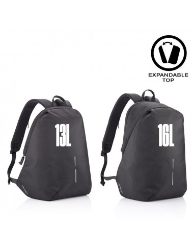 Rucsac pentru Laptop Bobby Soft, 15.6", Textil, Negru