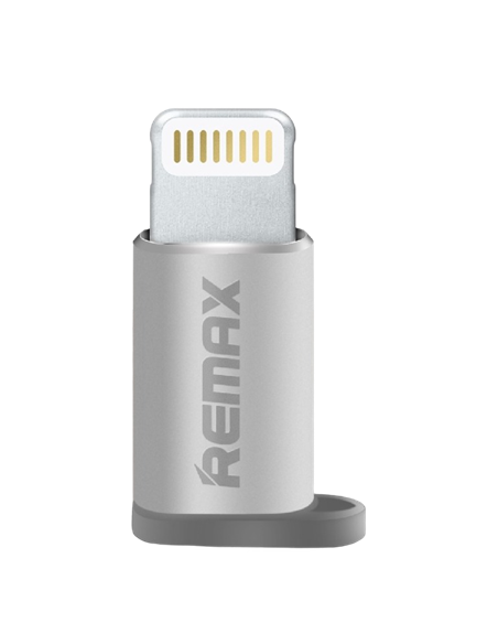Adaptor USB Remax RA-USB2, Micro-USB/Lightning, Argintiu