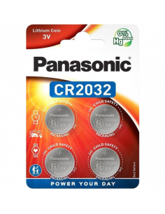 Baterii rotunde Panasonic CR-2032EL, CR2032, 220mAh, 4buc.