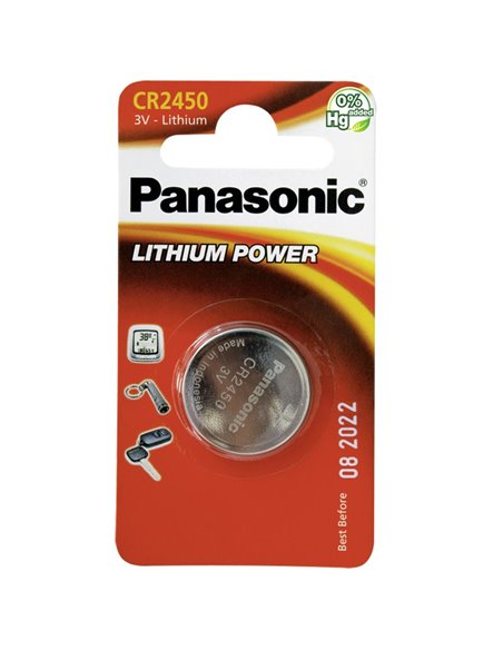 Baterii rotunde Panasonic CR-2450EL, CR2450, 1buc.