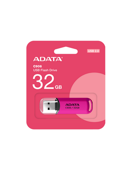Memorie USB ADATA C906, 32GB, Roz Memorie USB ADATA C906, 32GB, Roz