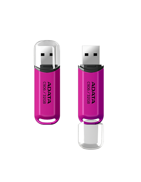 Memorie USB ADATA C906, 32GB, Roz Memorie USB ADATA C906, 32GB, Roz