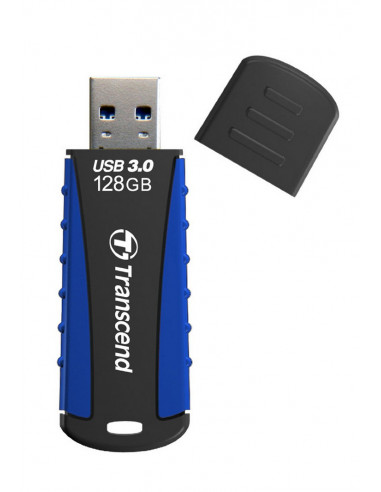 USB Flash накопитель Transcend JetFlash 810, 128Гб, Черный/Синий