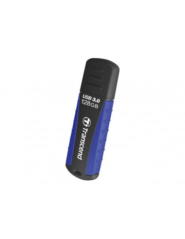 USB Flash накопитель Transcend JetFlash 810, 128Гб, Черный/Синий