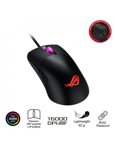 Gaming Mouse ASUS ROG Keris, Negru