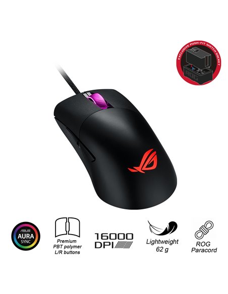 Gaming Mouse ASUS ROG Keris, Negru