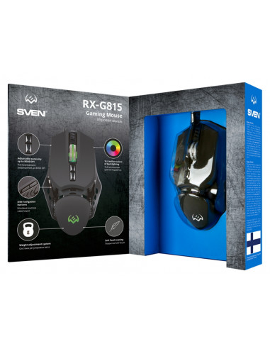 Игровая мышь SVEN RX-G815, Чёрный
