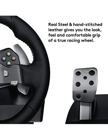 Игровой руль Logitech G920, Чёрный