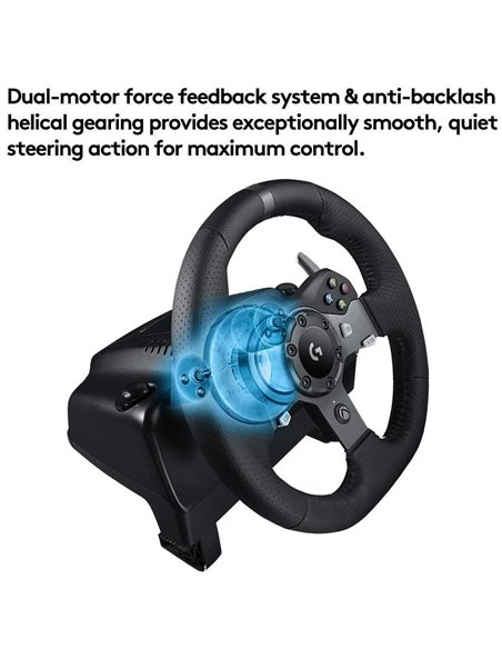 Игровой руль Logitech G920, Чёрный