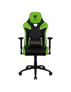 Scaun Gaming ThunderX3 TC5, PU Piele, Negru/Verde