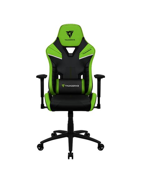 Игровое кресло ThunderX3 TC5, Искусственная кожа, Черный/Зеленый