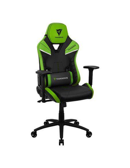 Игровое кресло ThunderX3 TC5, Искусственная кожа, Черный/Зеленый
