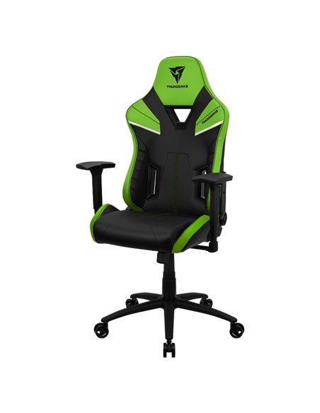 Игровое кресло ThunderX3 TC5, Искусственная кожа, Черный/Зеленый