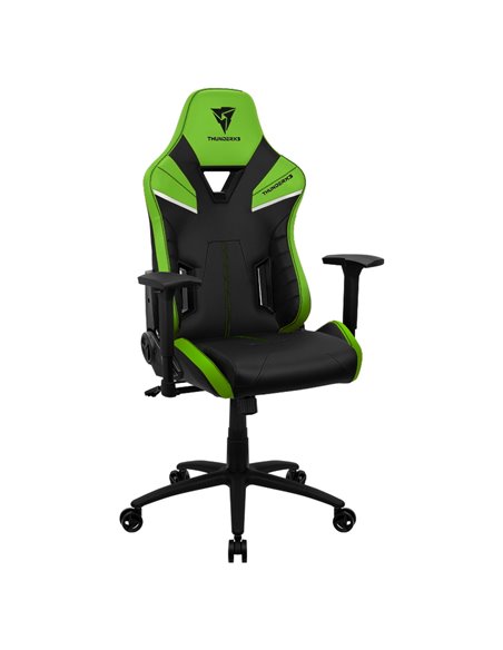 Игровое кресло ThunderX3 TC5, Искусственная кожа, Черный/Зеленый