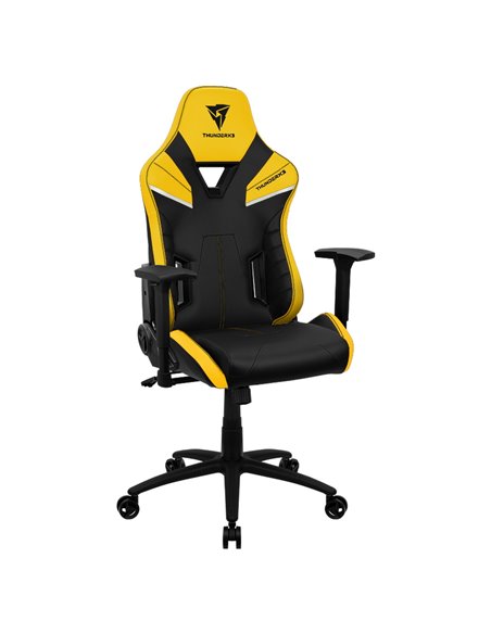 Scaun Gaming ThunderX3 TC5, PU Piele, Negru/Galben