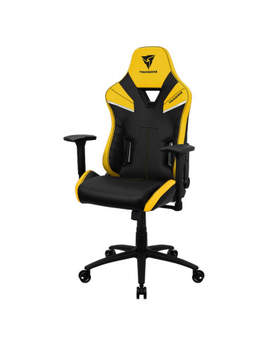 Scaun Gaming ThunderX3 TC5, PU Piele, Negru/Galben