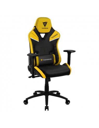 Scaun Gaming ThunderX3 TC5, PU Piele, Negru/Galben