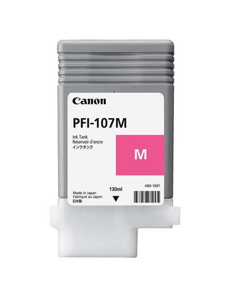 Картридж чернильный Canon PFI-107, 130мл, Пурпурный