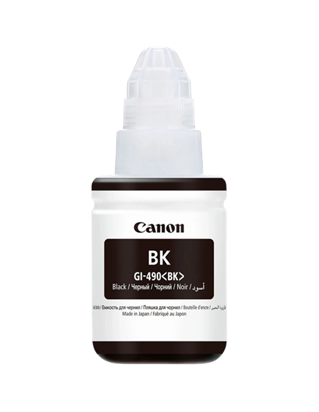 Контейнер с чернилами Canon GI-490, 135мл, Черный