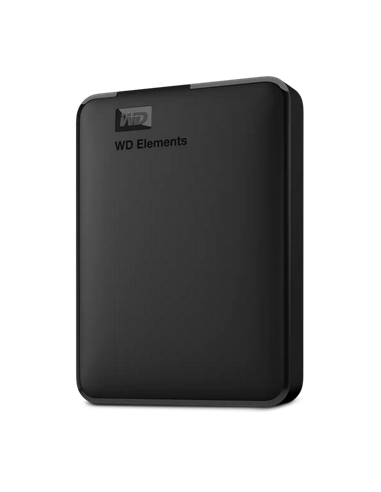 Внешний портативный жесткий диск Western Digital WD Elements, 6 ТБ, Чёрный (WDBHJS0060BBK-WESN)