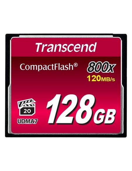 Карта памяти Transcend CompactFlash 800, 128Гб (TS128GCF800)