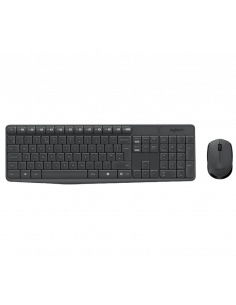 Set Tastatură + Mouse Logitech MK235, Fără fir, Grey