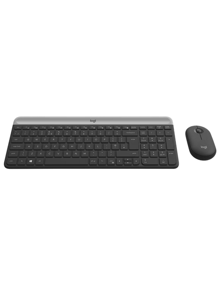 Set Tastatură + Mouse Logitech MK470, Fără fir, Grafit