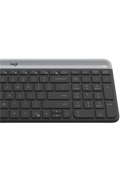 Set Tastatură + Mouse Logitech MK470, Fără fir, Grafit