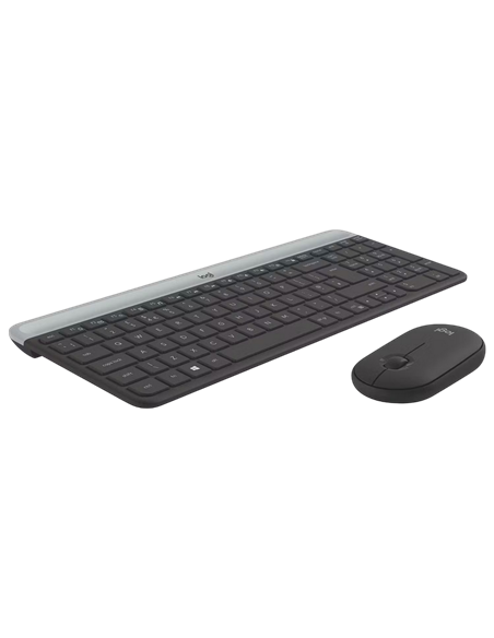 Set Tastatură + Mouse Logitech MK470, Fără fir, Grafit