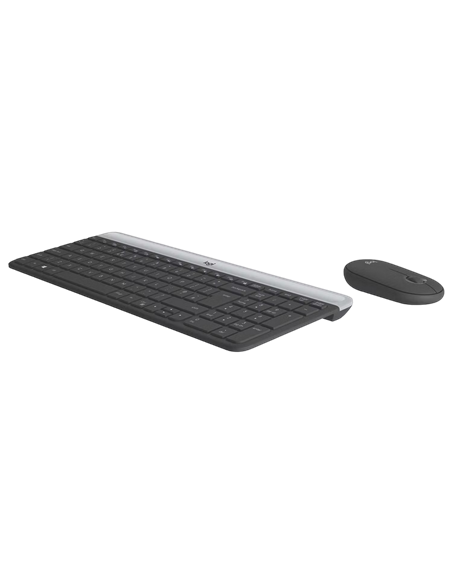 Set Tastatură + Mouse Logitech MK470, Fără fir, Grafit