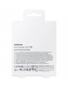 Внешний портативный SSD накопитель Samsung T7, 500 ГБ, Красный (MU-PC500R/WW) 2