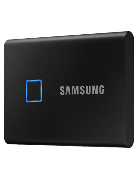 Внешний портативный SSD накопитель Samsung Portable SSD T7 Touch, 2 TB, Чёрный (MU-PC2T0K/WW)