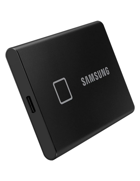 Внешний портативный SSD накопитель Samsung Portable SSD T7 Touch, 2 TB, Чёрный (MU-PC2T0K/WW)